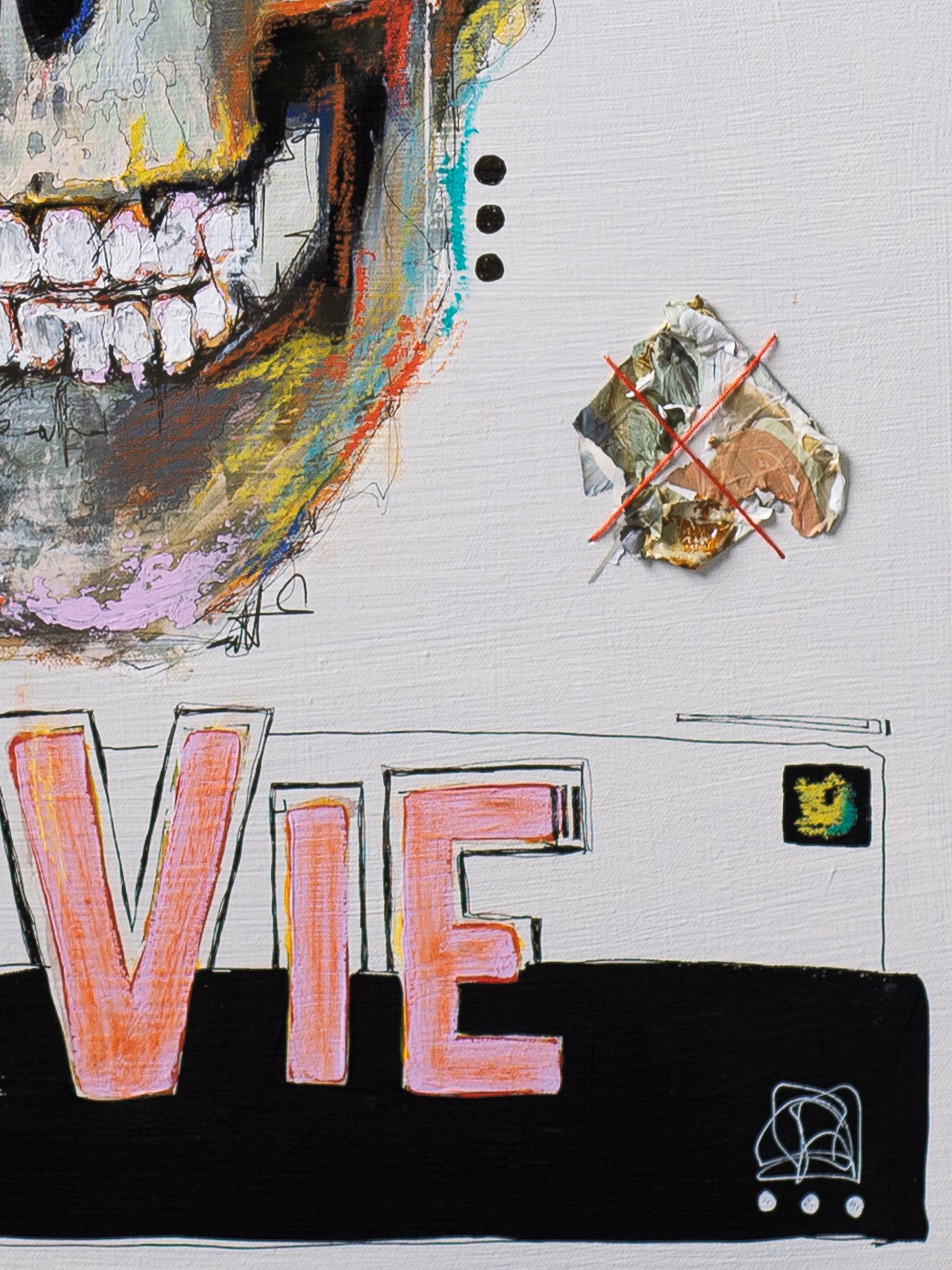 Original mixed media painting on canvas | Emerging contemporary artist Kate Jensen  | Katejjj.shop