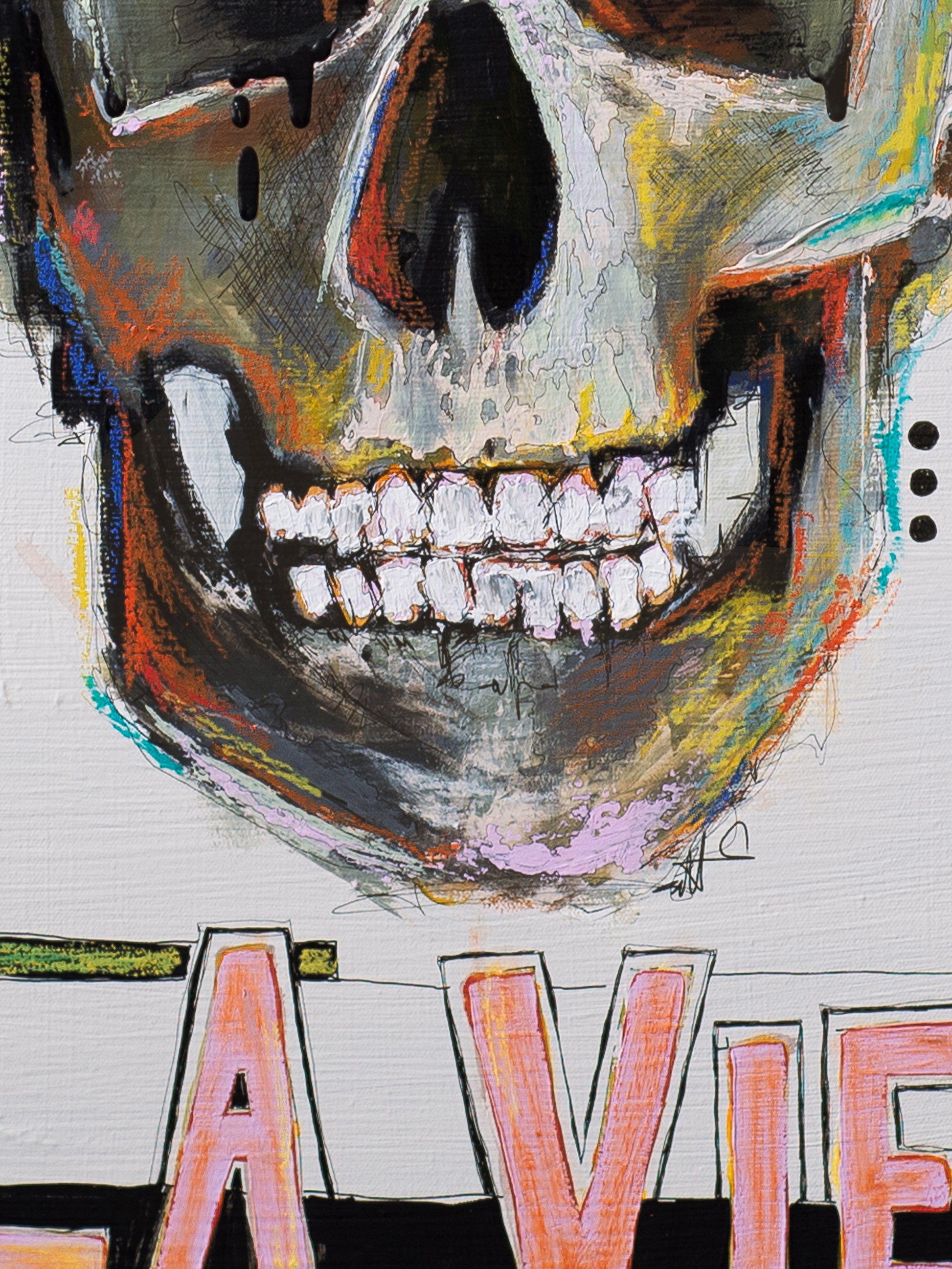 Original mixed media painting on canvas | Emerging contemporary artist Kate Jensen  | Katejjj.shop