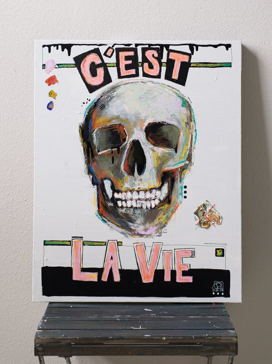 Original mixed media painting on canvas | Emerging contemporary artist Kate Jensen  | Katejjj.shop