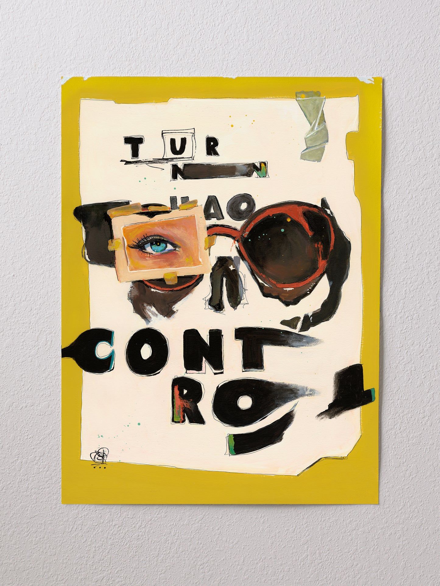 Original mixed media painting on paper | Emerging contemporary artist Kate Jensen | Katejjj.shop