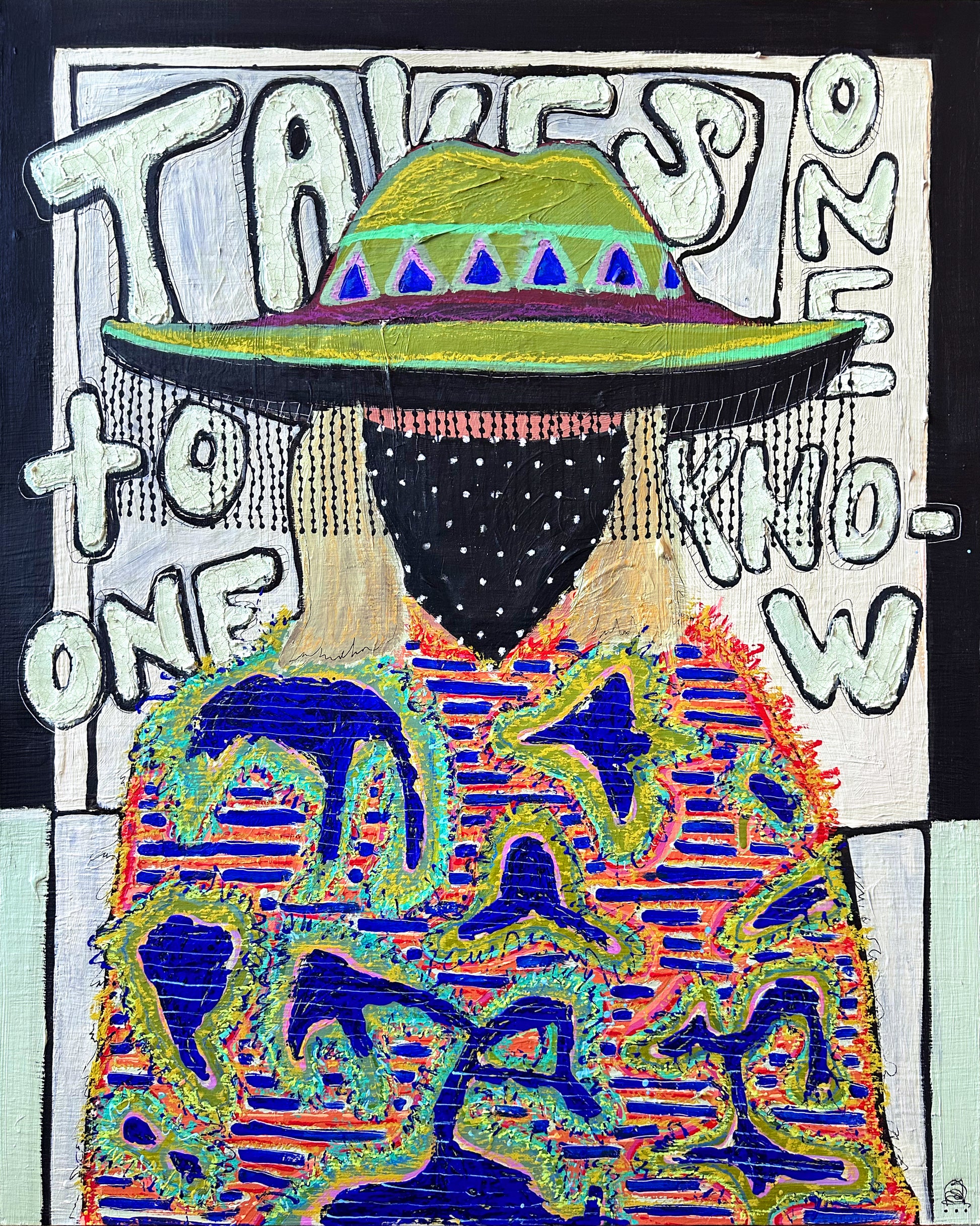 Original mixed media painting on wood | Emerging contemporary artist Kate Jensen | Katejjj.shop