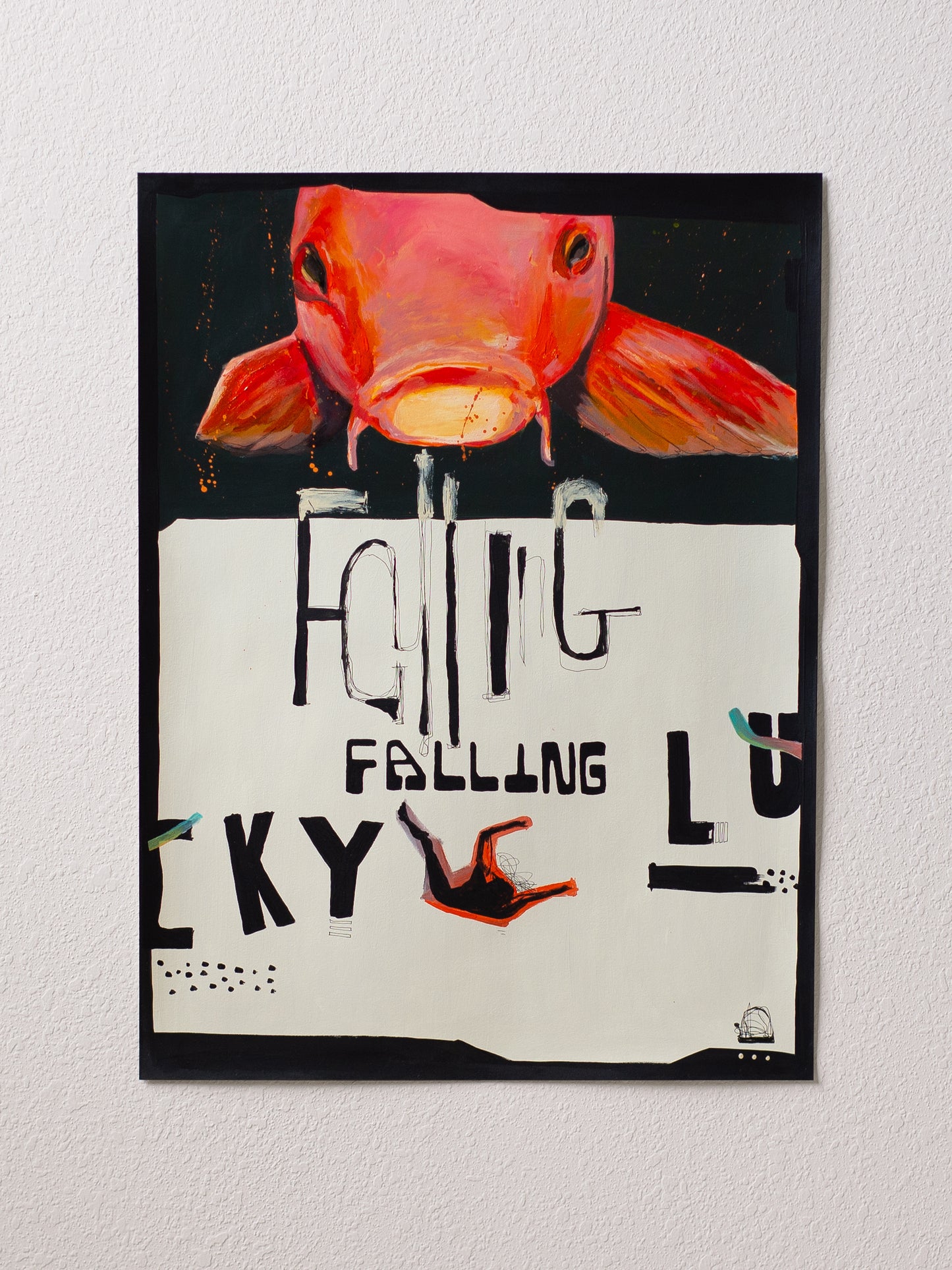 Original mixed media painting on paper | Emerging contemporary artist Kate Jensen | Katejjj.shop