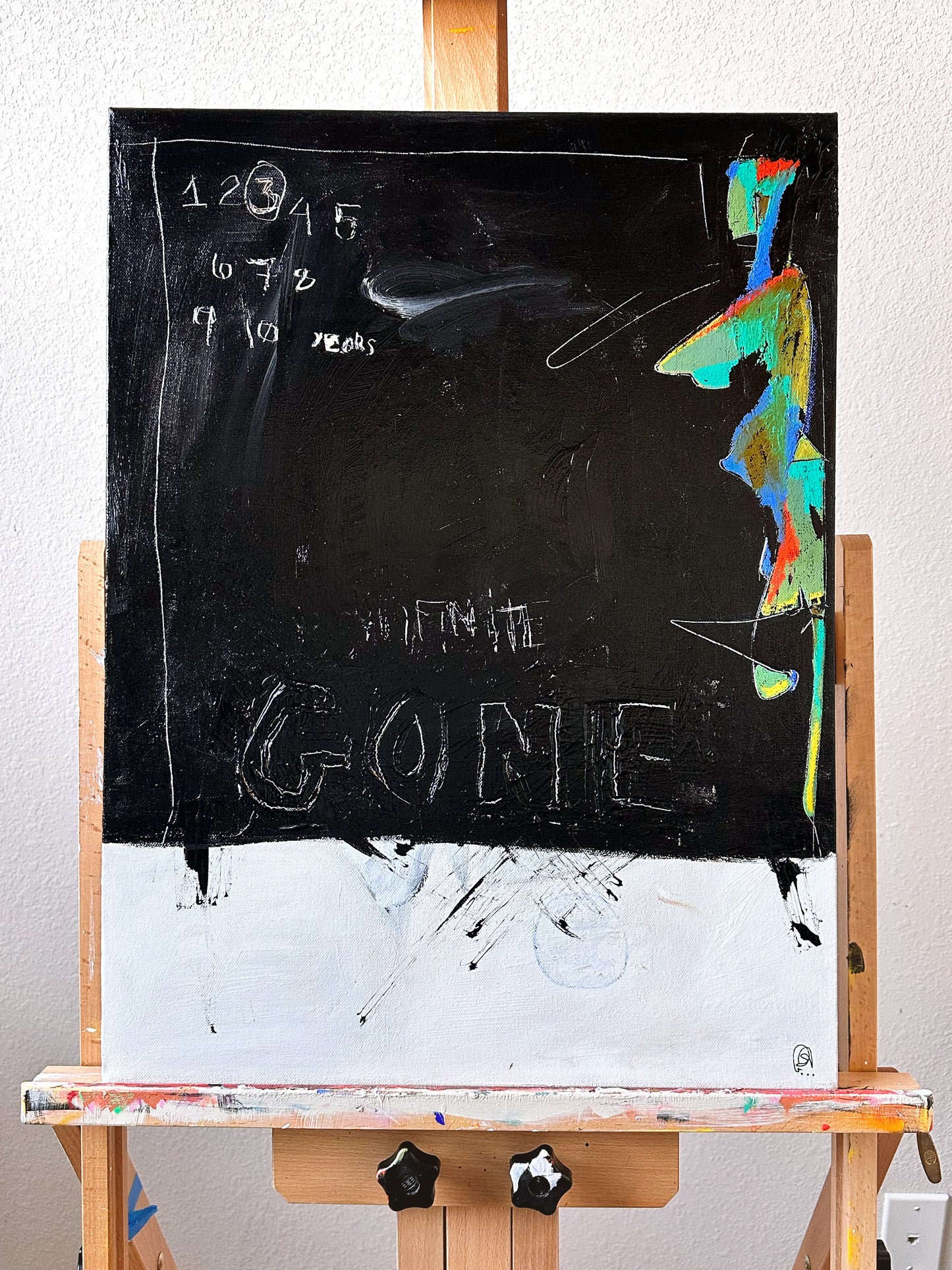 Original mixed media painting on canvas | Emerging contemporary artist Kate Jensen | Katejjj.shop