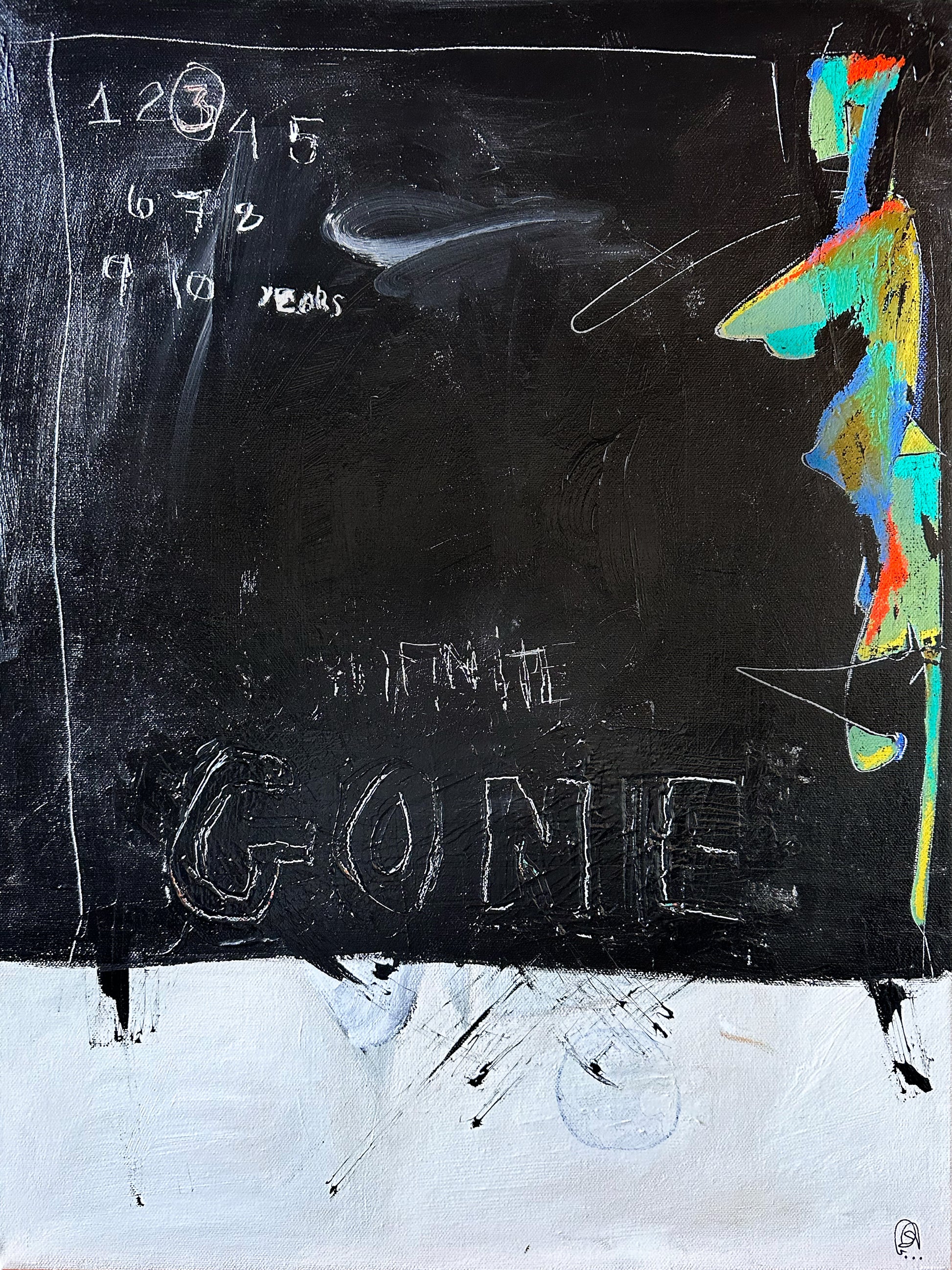 Original mixed media painting on canvas | Emerging contemporary artist Kate Jensen | Katejjj.shop
