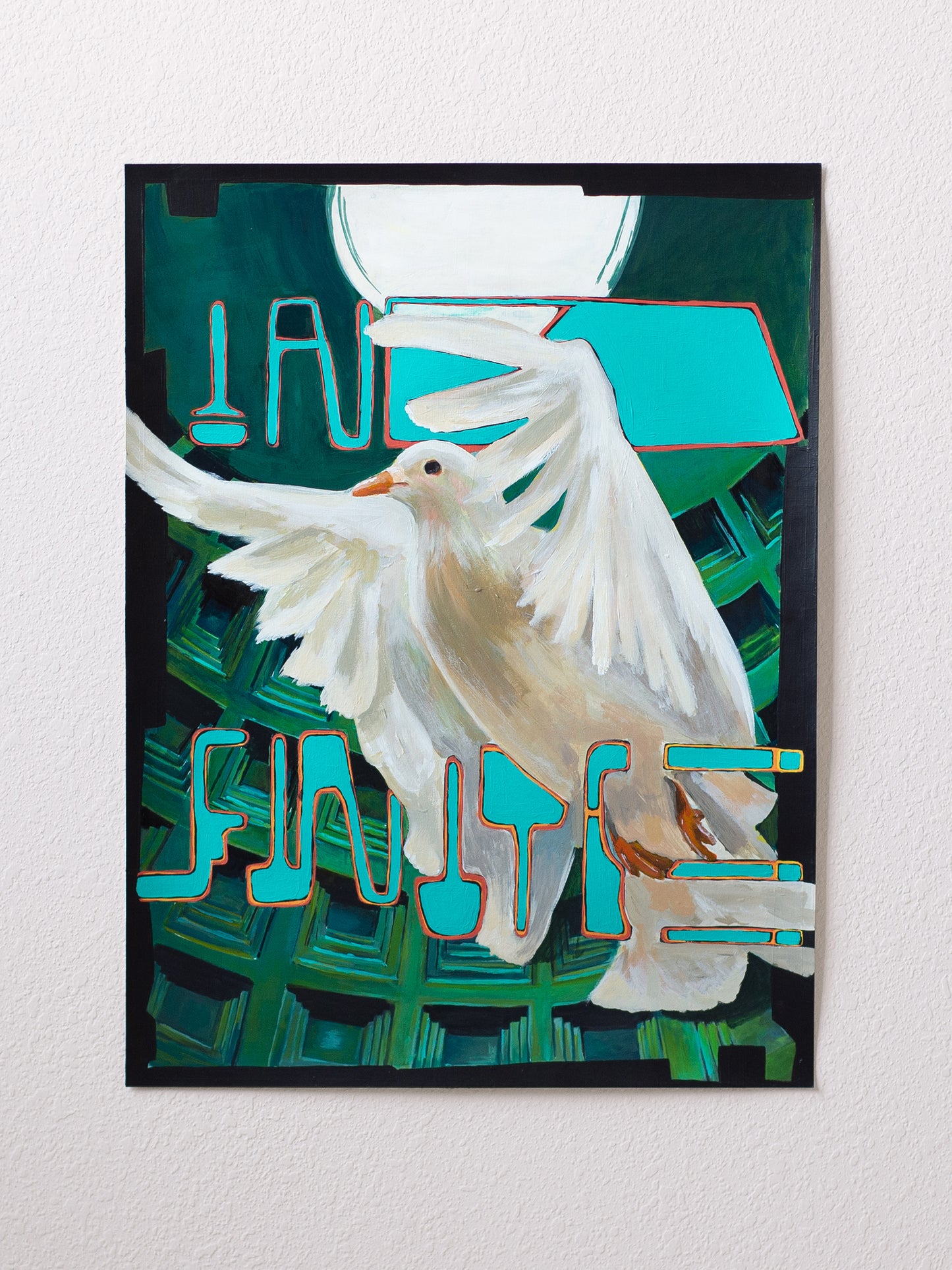 Original mixed media painting on paper | Emerging contemporary artist Kate Jensen | Katejjj.shop