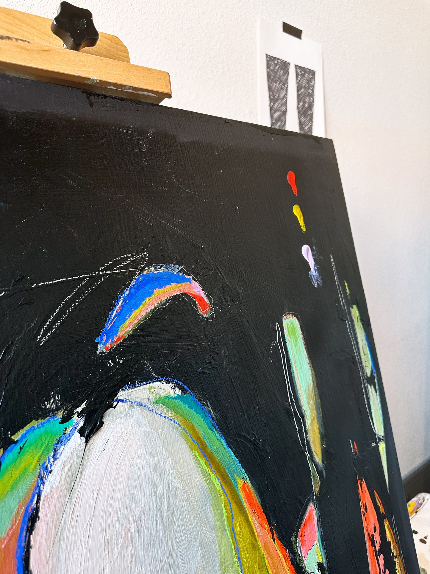 Original mixed media painting on canvas | Emerging contemporary artist Kate Jensen | Katejjj.shop