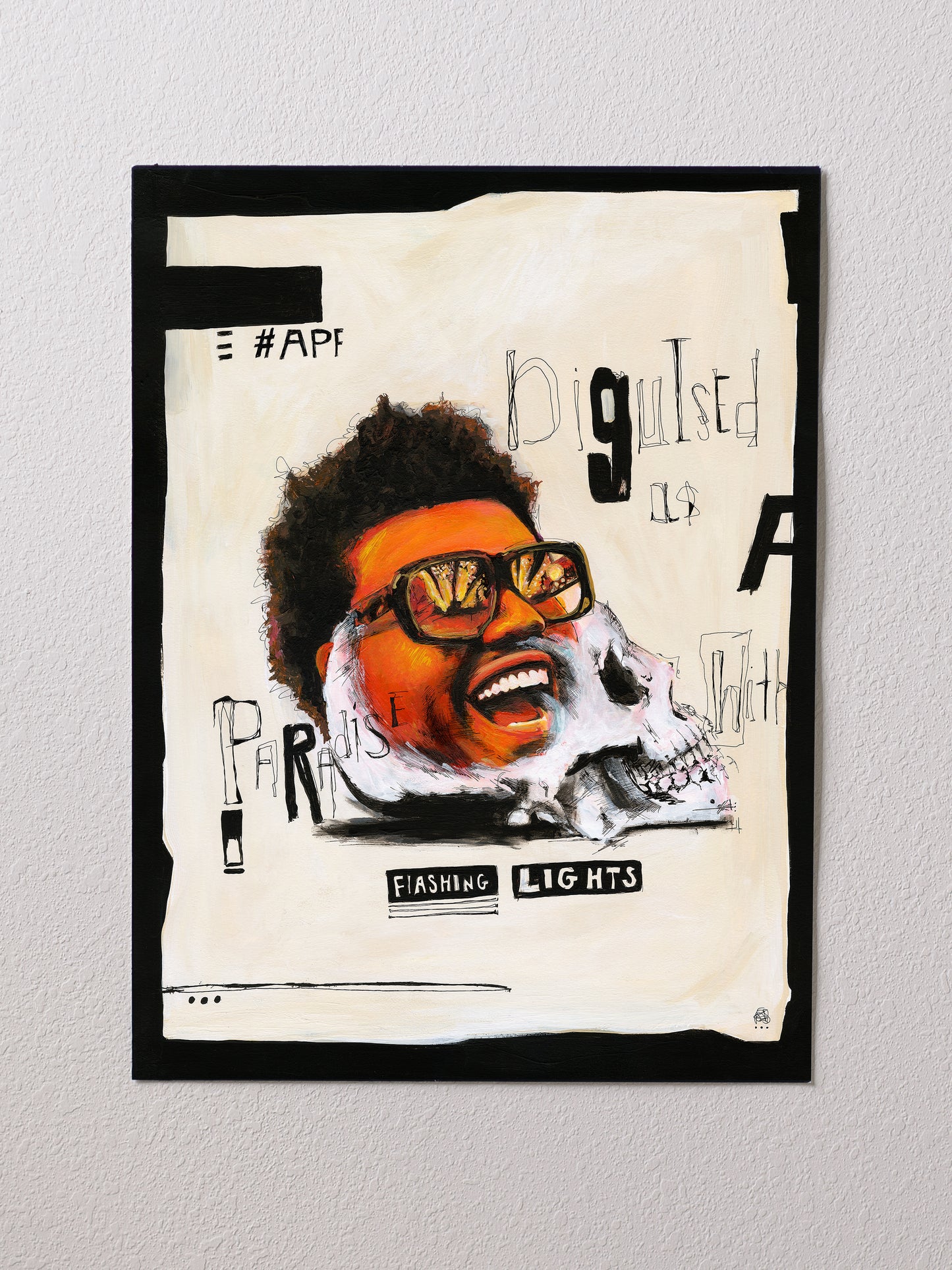 Original mixed media painting on paper | Emerging contemporary artist Kate Jensen | Katejjj.shop