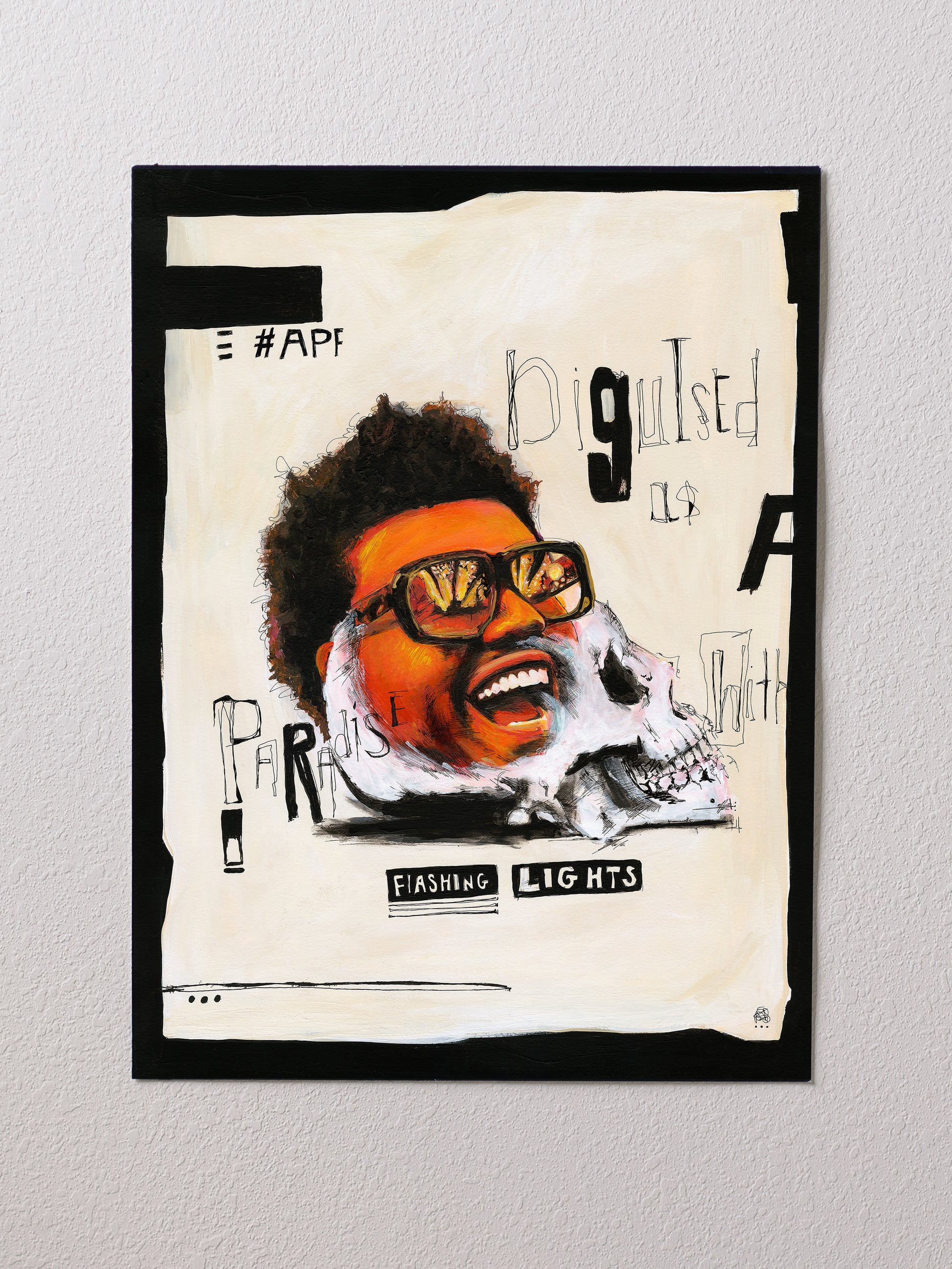 Original mixed media painting on paper | Emerging contemporary artist Kate Jensen  | Katejjj.shop