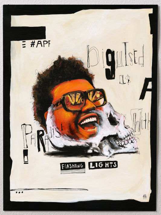 Original mixed media painting on paper | Emerging contemporary artist Kate Jensen  | Katejjj.shop