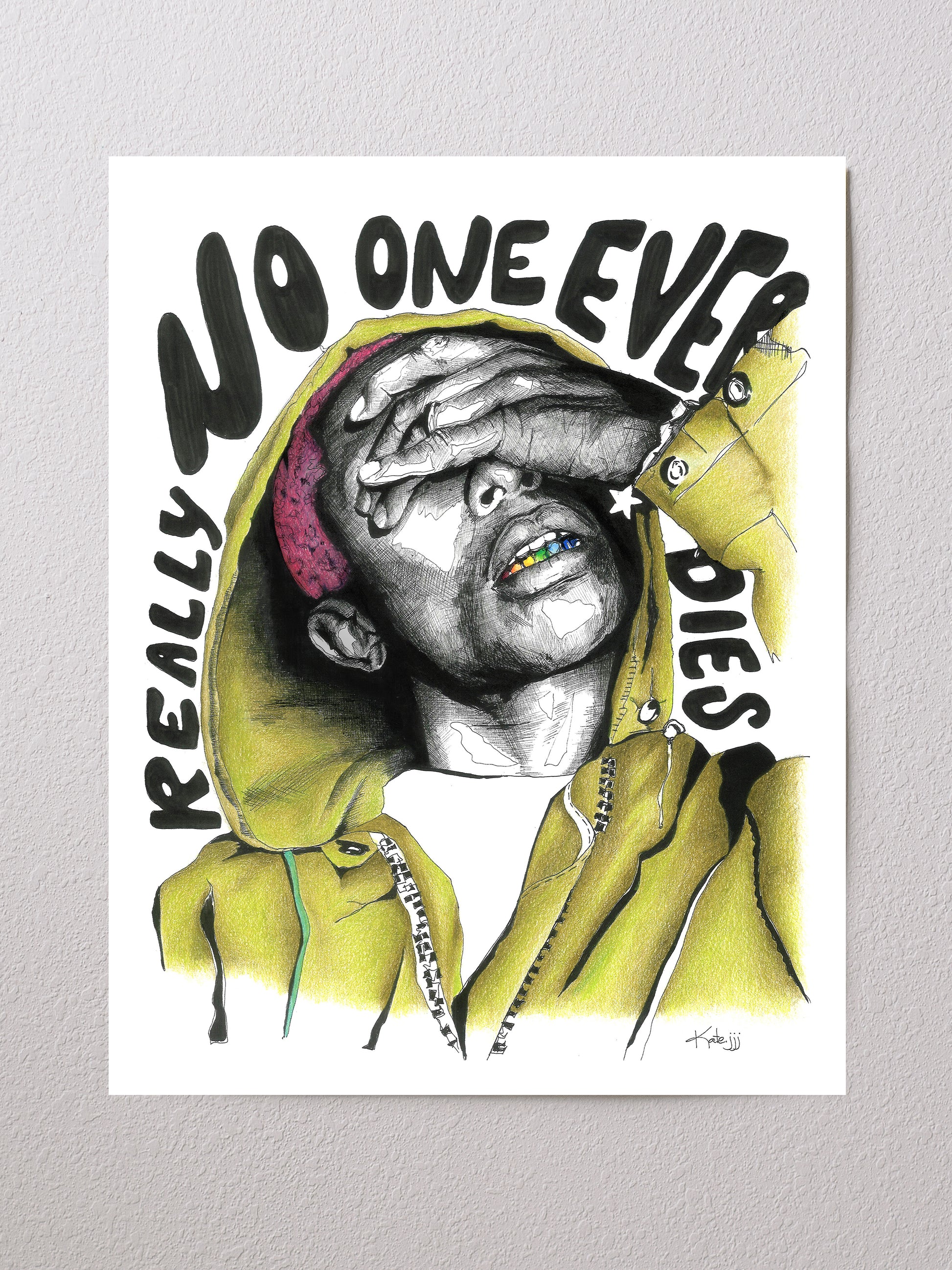 Original ink illustration on paper | Emerging contemporary artist Kate Jensen  | Katejjj.shop