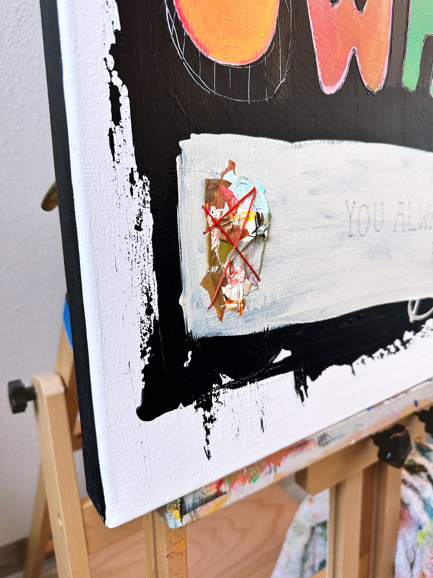 Original mixed media painting on canvas | Emerging contemporary artist Kate Jensen | Katejjj.shop