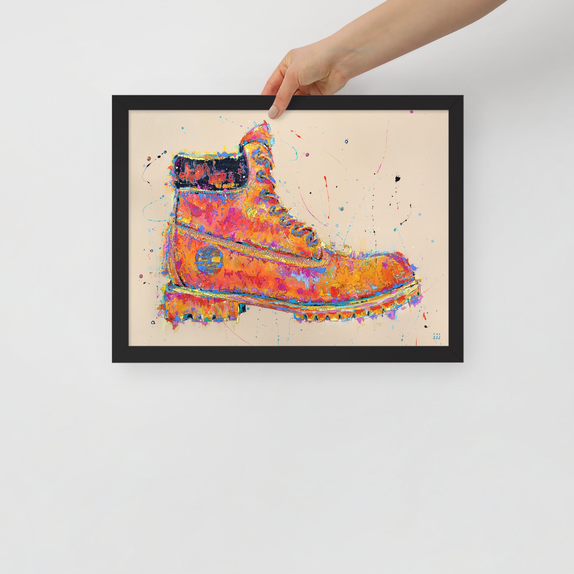 "Fine art framed print on matte paper of Timberland acrylic painting | Emerging contemporary artist Kate Jensen  | Katejjj.shop"