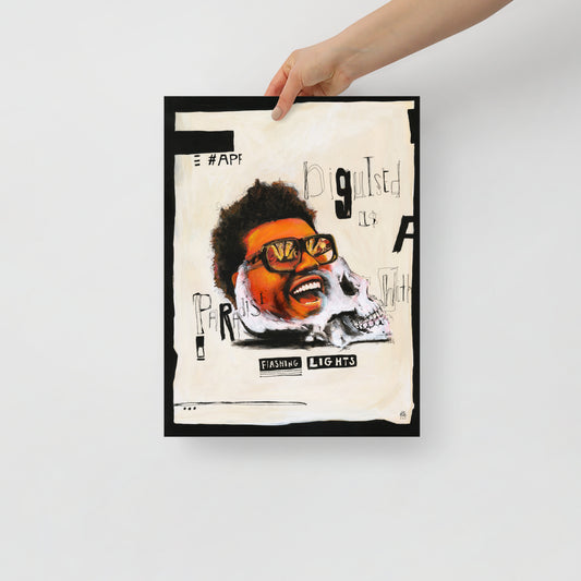 "Fine art print on matte paper of mixed media collage painting | Emerging contemporary artist Kate Jensen  | Katejjj.shop"