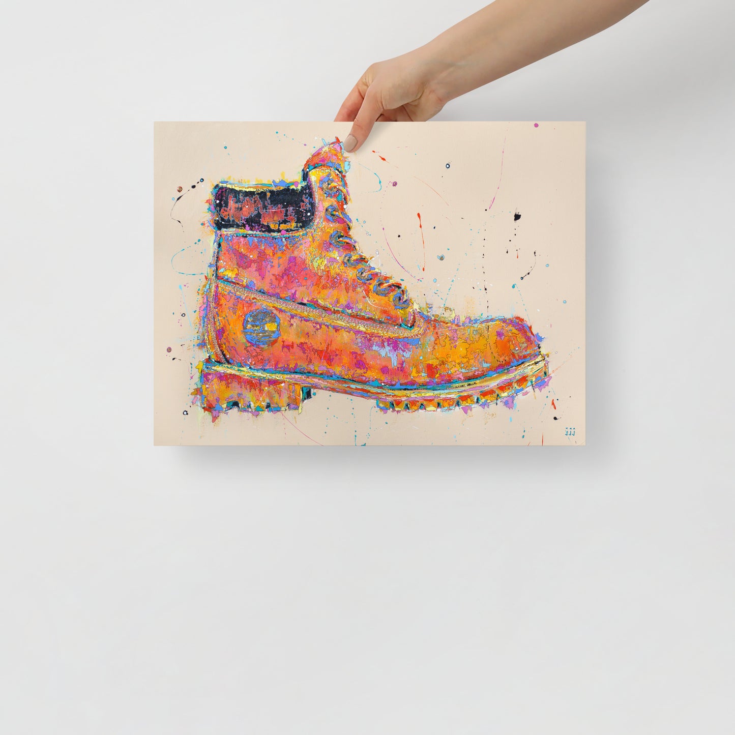 "Fine art print on matte paper of Timberland acrylic painting | Emerging contemporary artist Kate Jensen | Katejjj.shop"