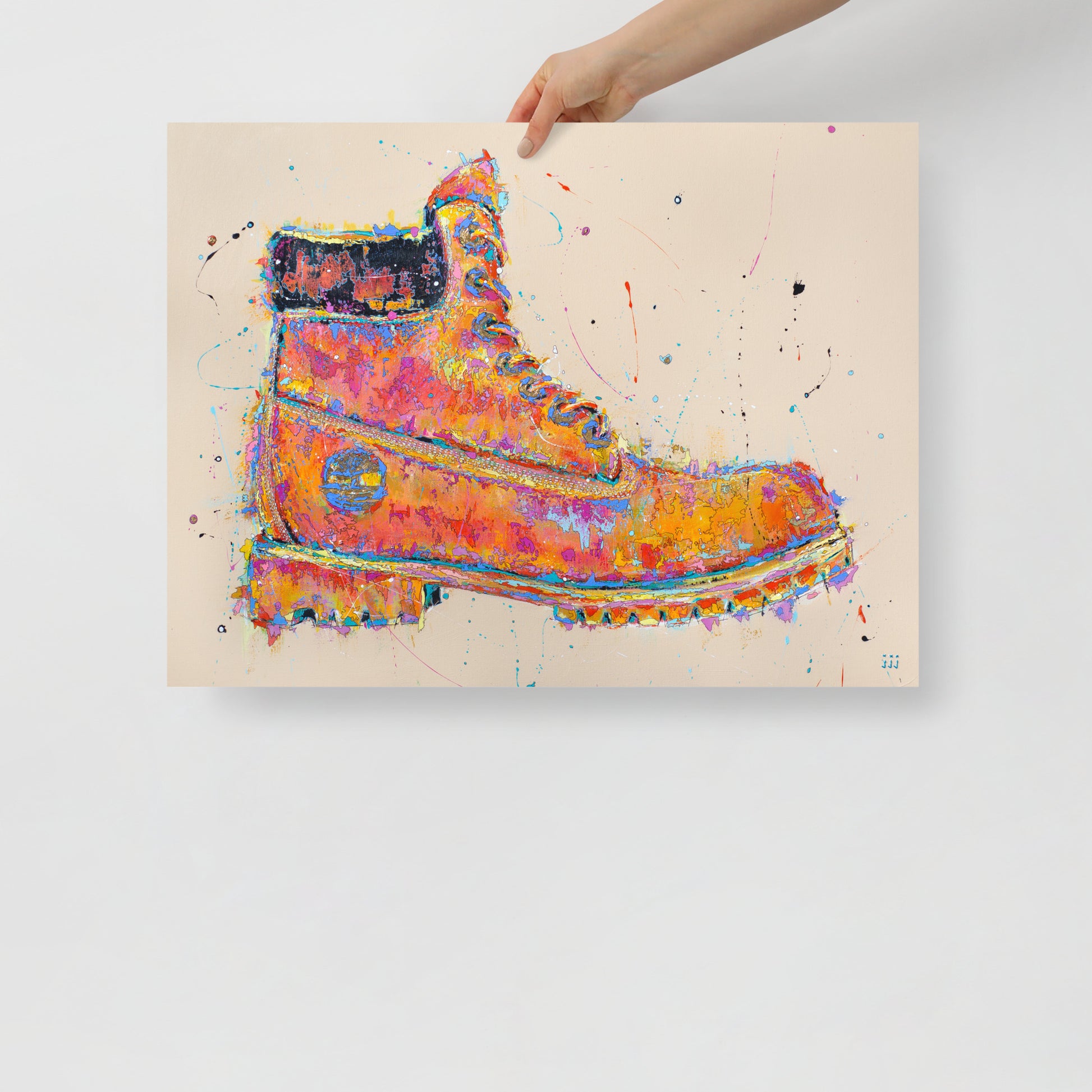 "Fine art print on matte paper of Timberland acrylic painting | Emerging contemporary artist Kate Jensen  | Katejjj.shop"