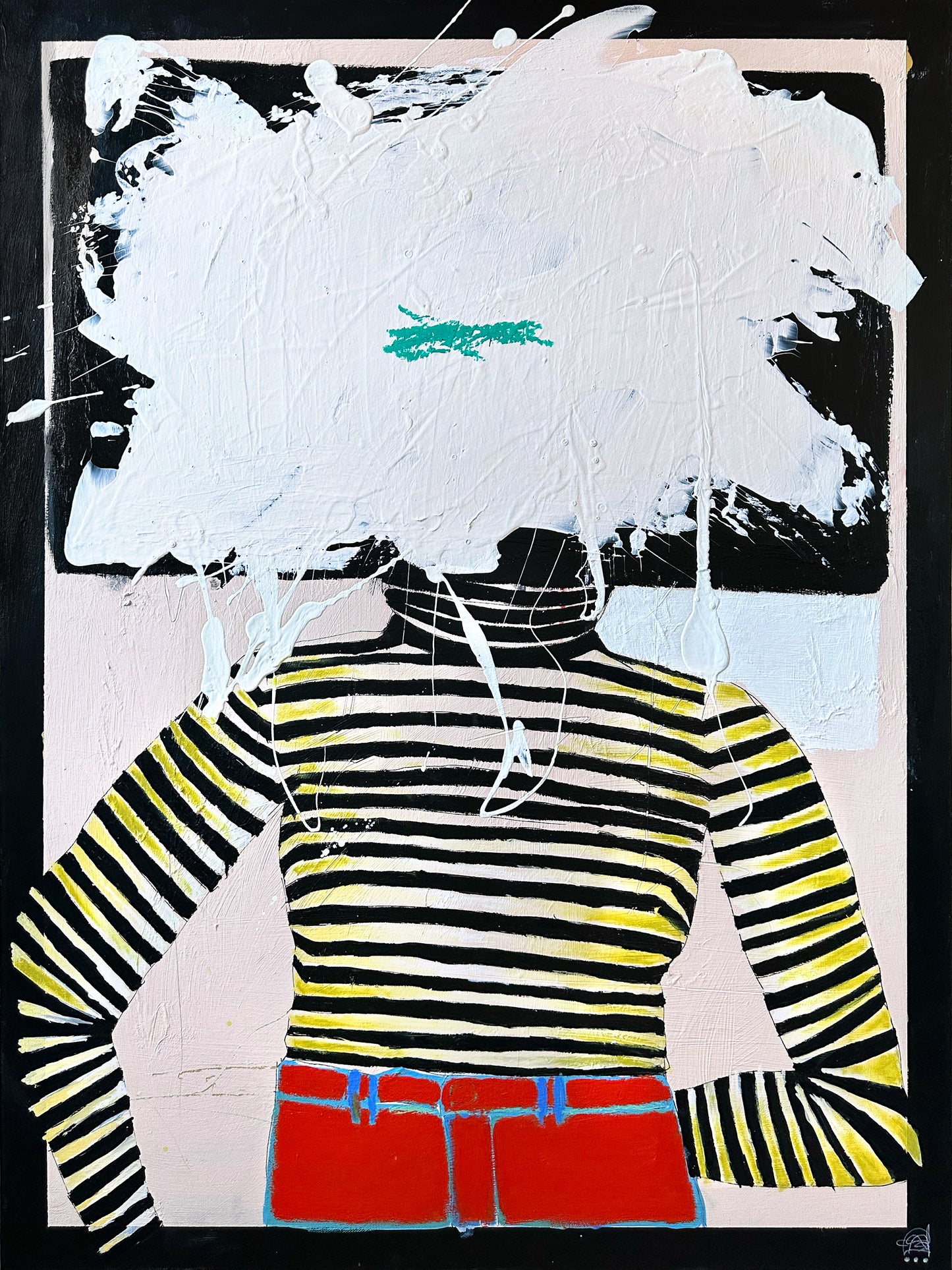 Original mixed media painting on canvas | Emerging contemporary artist Kate Jensen | Katejjj.shop