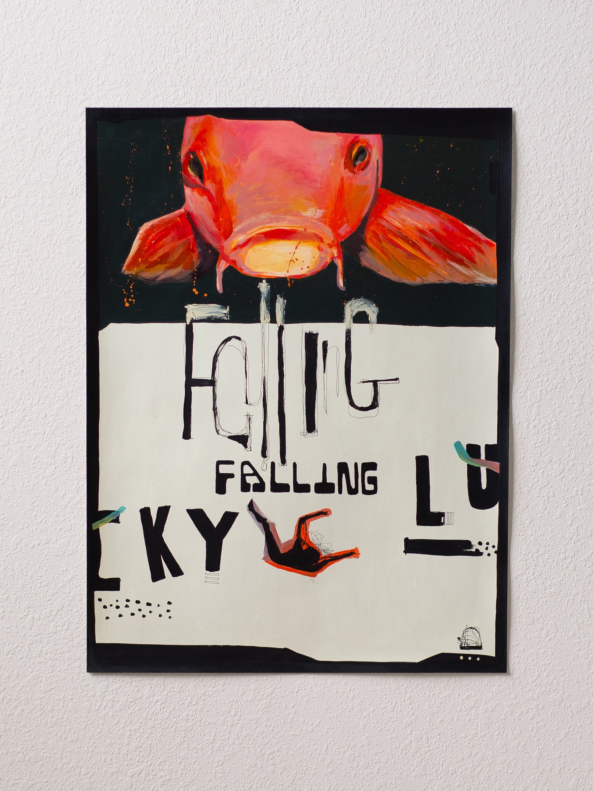 Original mixed media painting on paper | Emerging contemporary artist Kate Jensen  | Katejjj.shop